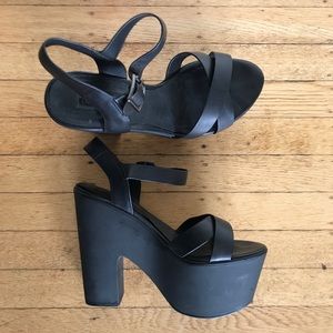 Topshop platform heels
